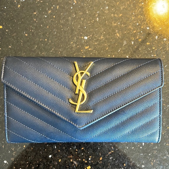 Yves Saint Laurent Handbags - Saint Laurent Matelasse large flap wallet